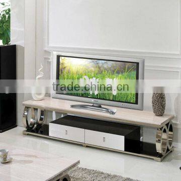 new moden design high glossy marble TV Stand