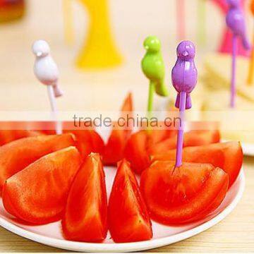 CY119 Plastic Creative Fruit Fork Bird Tree Decorative Household Daily Necessities Dessert Forks photo-6