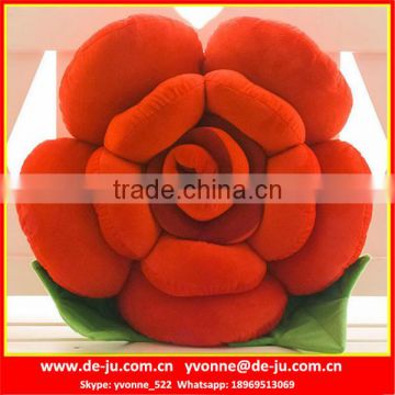 Simulation Roses Cushion Inflatable Bolster Cushions