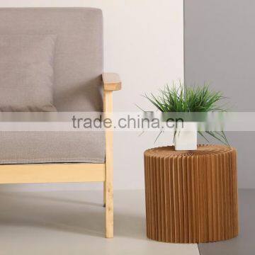 38X15X3CM White Folding Chair Waterproof and Hexagonal Honeycomb Structure Paper Stool For School ,Living, Dining Room & Dorm photo-5