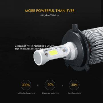 Car Ligthing Cob s2 Led Headlmp s2 h4 Cob Led Car Headlight High/low 72w 8000lm 2.5a Led Car Headlight photo-4