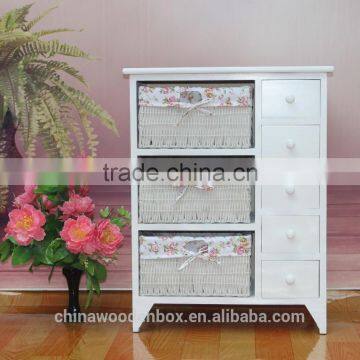 Morden wooden cabinet with drawers