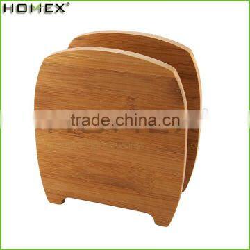Natural Cheap Handmade Bamboo Napkin Holder Tissue Holder for Restaurant/Homex_BSCI photo-2