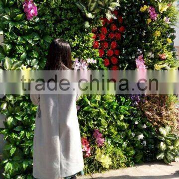 Made in China Grass Flower Wall Artificial Plants Wall for Garden and Interior Decoration photo-5
