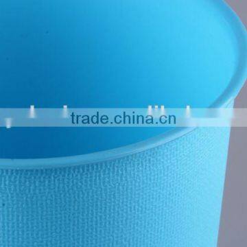 Plastic Trash Can/ Household Garbage Can With Circular Cover/Rubbish Bin photo-5