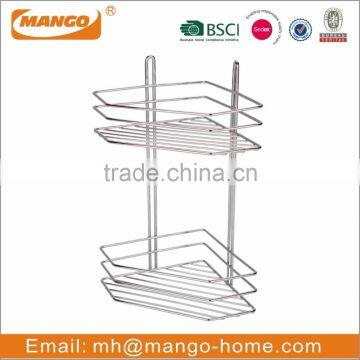 Flower Decorative Suction Chrome Plating Wire Bathroom Metal Hook photo-3