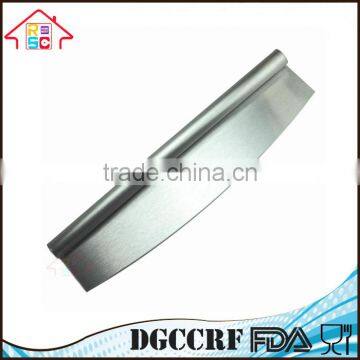 High Quality Factory Price 11 Inch Blade Stainless Steel Rocker Pizza Cutter photo-2