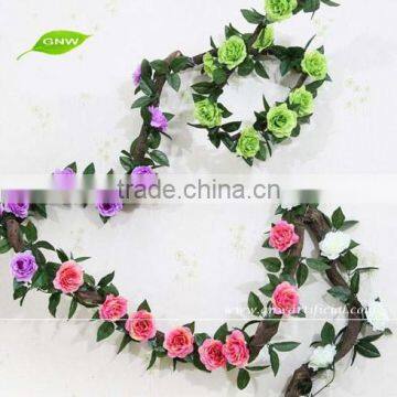 Artificial Rose Flower Vineyard Vines for Wedding Arch Decoration