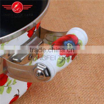 2016 High Quality Wholesale Non-stick Enamel Cast Iron Turkish Cooking Pot With Glass Lid photo-3