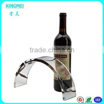 Wholesale Funny Wine Bottle Holder for Security Display ,acrylic Decorative Single Wine Rack photo-5