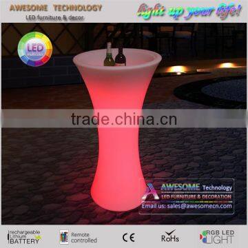 high flower pot with led light