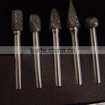 tungsten rotary carbide burr by CNC machine