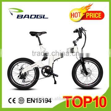 20 Inch Electric Folding Bicycle With Brushless Motor photo-2