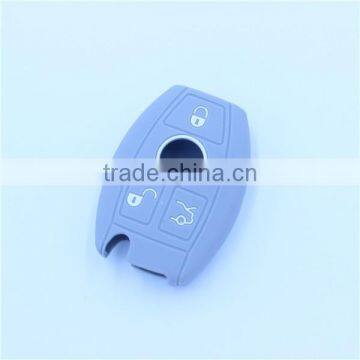 High Quality 3 Buttons With Hole Silicone Car Key Cover Case for Mercedes-benz Remote Keys in Stock photo-3