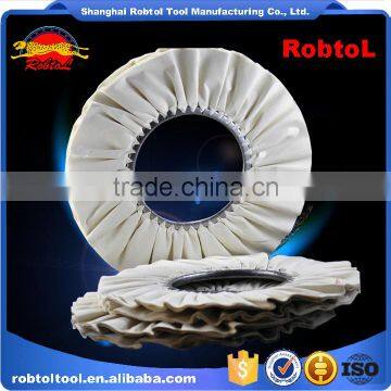 16" Cotton Cloth Buffing Wheel Airway Grinding Polishing Abrasive Fabric Disc Sisal Pad Stitched Biased Felt photo-5