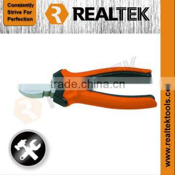 Professional Nickel-planted Diagonal Cutting Pliers With Bi-color Plastic Handles