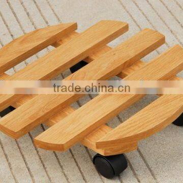 Wooden Flower Moving Dolly Wood Pallet Cart photo-2