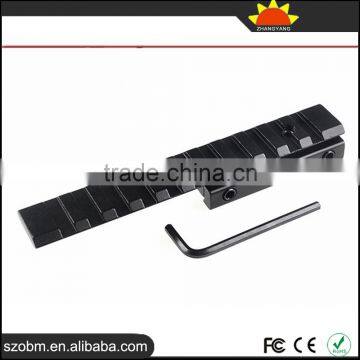 D0026-A Tactical Flashlight Scope Gun Mount Weaver Rail 11mm Convert to 21mm Adaptor photo-3