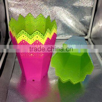 Nice Hexagon Plastic Flower Basket photo-5