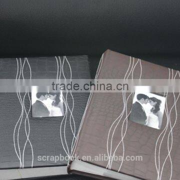 2016 Fashion Christmas China Supplier Black Leather Albums Photo, PU Leather Photo Albums photo-2
