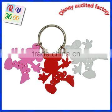 Hot Products 2017 Cartoon Characters Customer PVC Keychain Silicone Keyrings photo-5