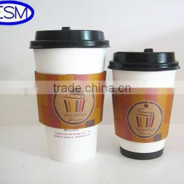 Luxury quality factory price fashionable paper sleeve paper coffee paper cup sleeve