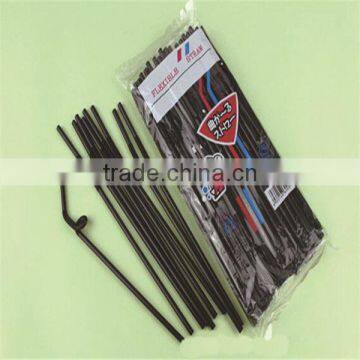 High quality products decorations drinking straws black