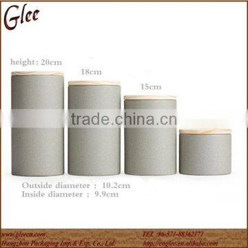 Round Tea Box Wood Gift Box