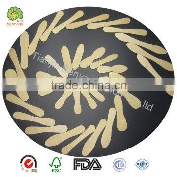 Paper Wrapped Birch Wooden Ice Cream Spoon Craft photo-2