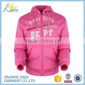 Trade Assurance DADI 2015 New Women Custom Casual Blank Plain Sports Wear Gym Zip Hoodies