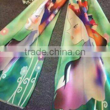 Factory directly sale original design digital printing scarf