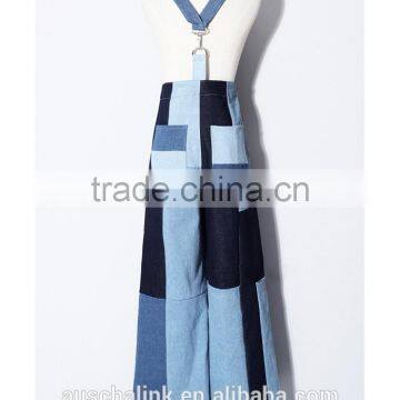 New Style Lady Strap Cargo Trendy Denim Jeans Manufacturers 2016 photo-6