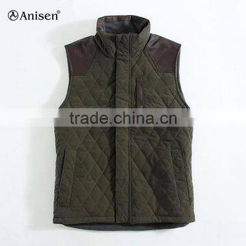 fashion design fleece custom men winter warm vest