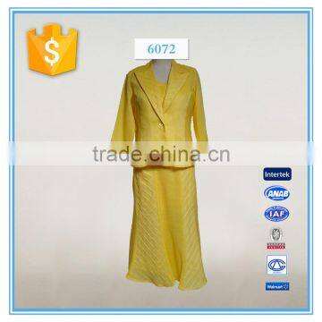 Women Embroidery Elegant Skirt Suit and Business Suits