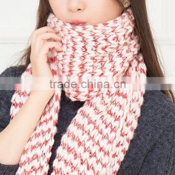 Autumn Winter Ladies or Women or Girls Fashion Pure Color New Black and White Scarf Knit Majored Maker photo-4