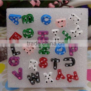 Lovely Earrings Group of 26 Letters photo-1