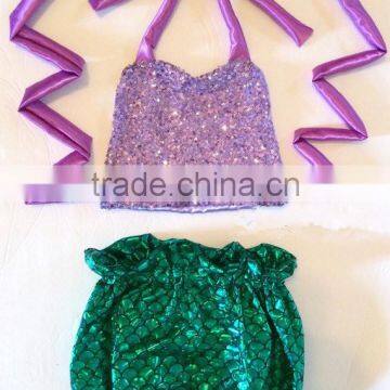 Baby Girl Fins Mermaid Romper Jumpsuit Kid Mermaid Swimming Bathing Suit photo-4