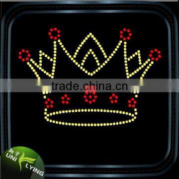 Latest Rhinetone Transfer Crown Motifs ,fashion Strass Transfers
