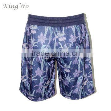 2017 Full Sublimated Breathable Polyester Mesh Fabric Men Basketball Board Shorts photo-2