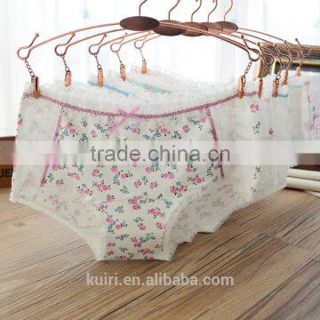 Women High Quality Cotton Underwear Young Girls Comfortable Panties photo-2