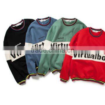 cool design long sleeve M L XL XXXXL hoody sweater have different tone for men