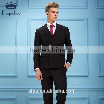 Daynoliao Half Lining Latest Design Woolen Slim Fitted Black Men Dress Blazer Designs photo-2