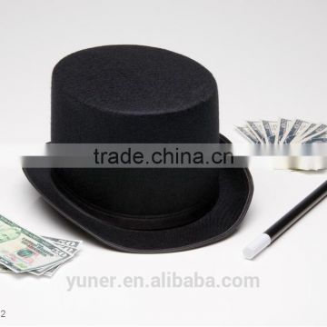 Halloween props	black jazz hat