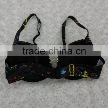 Stylish Hot Sale Sexy Lady Bra With Colorful Printing photo-2