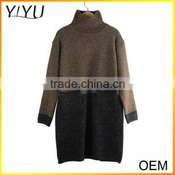 Clearance cheap winter stand collar long sleeve sweater pullover women