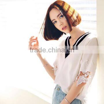 New Fashion Ladies Tops Short Sleeve Modal Women T-shirts photo-3