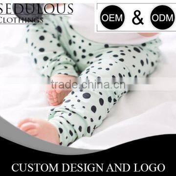 Fashionable baby pants leggings with customized design print