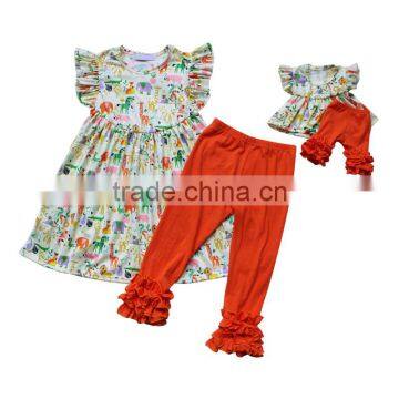 Wholesale Cute American Girl Doll Clothes Fashion Pearls Pants set Baby Girls Clothes Outfits