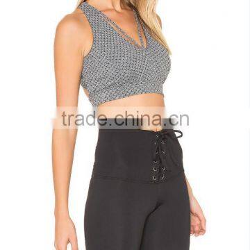 New Custom Hot Women Sports Bra Sexy Top Fashionable Yoga Jogging Running Sports Bra photo-2