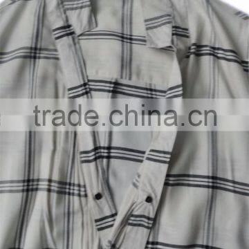 Fashion Design Cool Plaid Rayon Men's Shirt Personalized photo-2